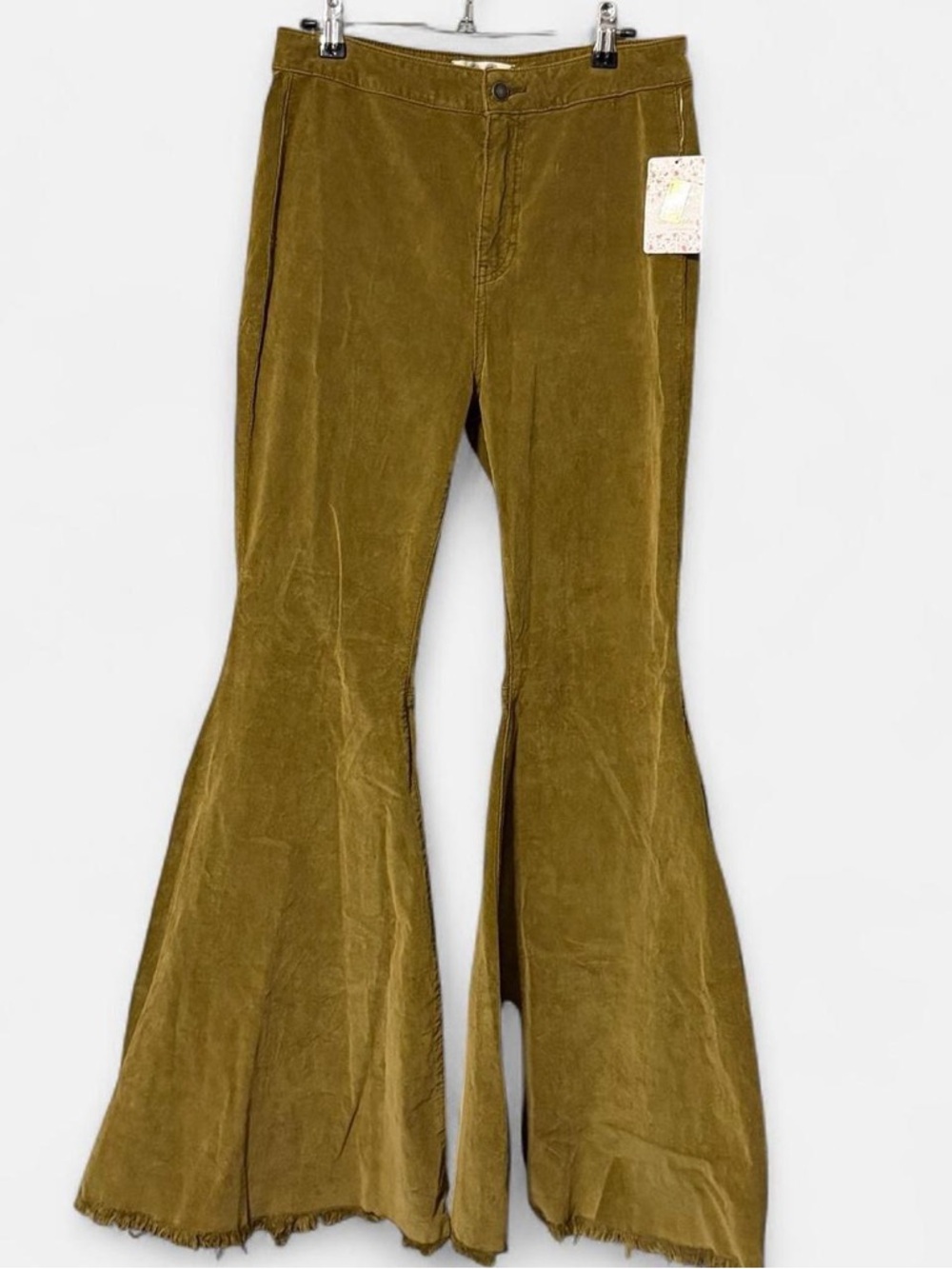 We The Free Corduroy Flare Pants in Olive